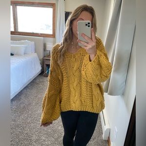Yellow Boutique Chunky Knit Sweater
